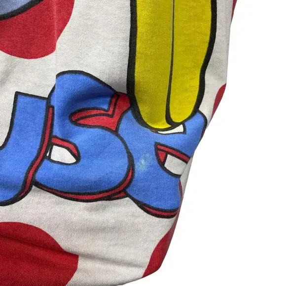 Vintage Disney Mickey Co Womens One Size Dot 90s Sleep Shirt Dress - Picture 2 of 8